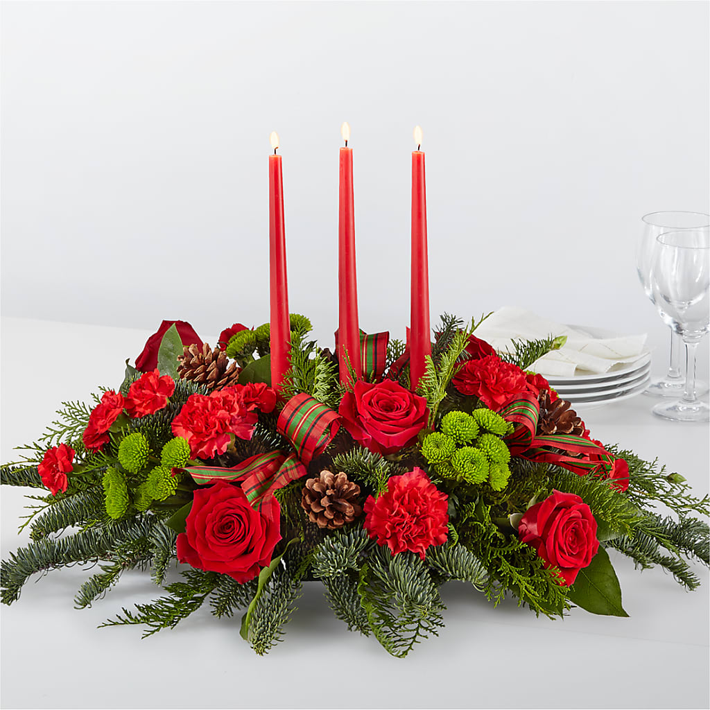 By the Candlelight Centerpiece – Burlington In Bloom Inc, Burlington IA