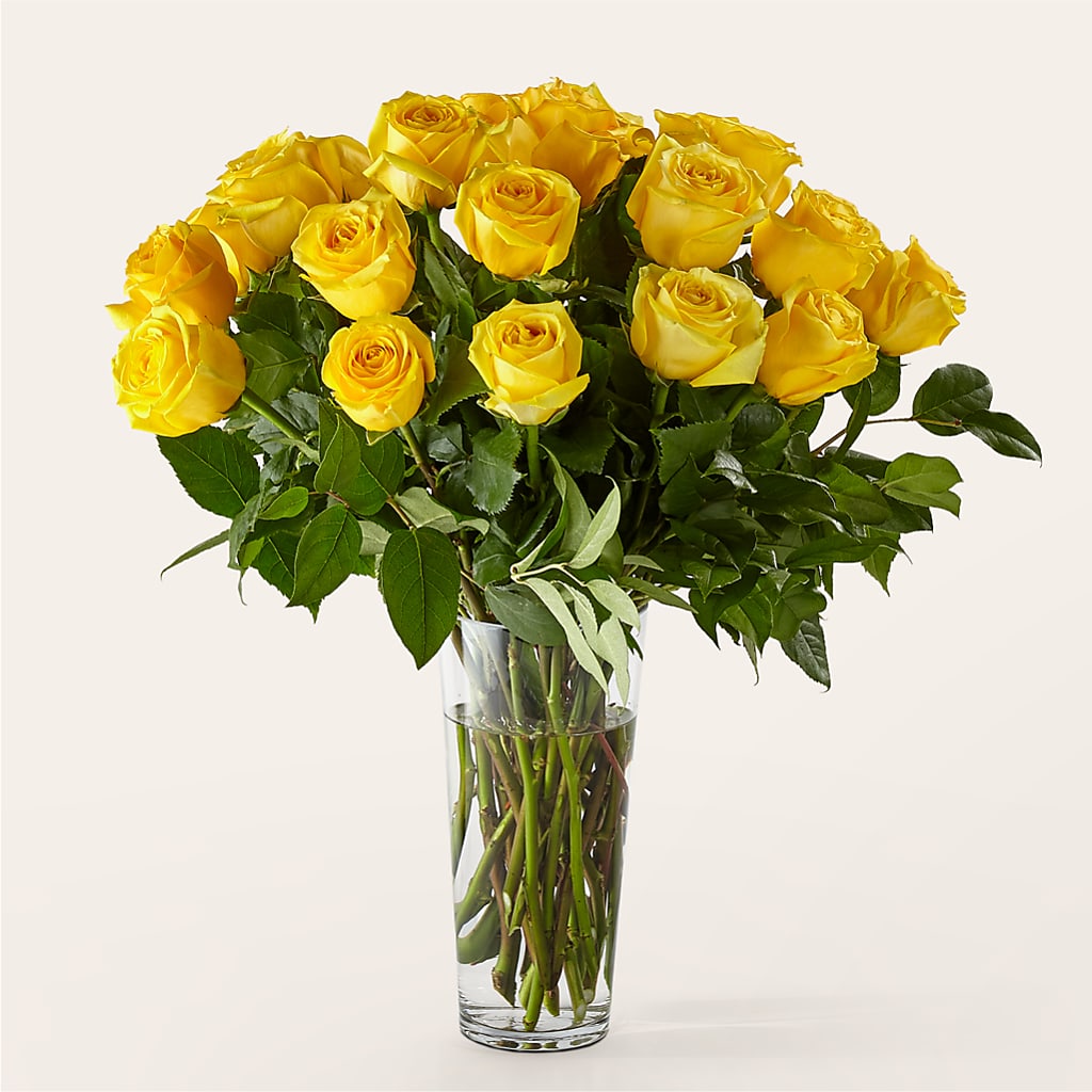 Long Stem Yellow Rose Bouquet – Burlington In Bloom Inc, Burlington IA
