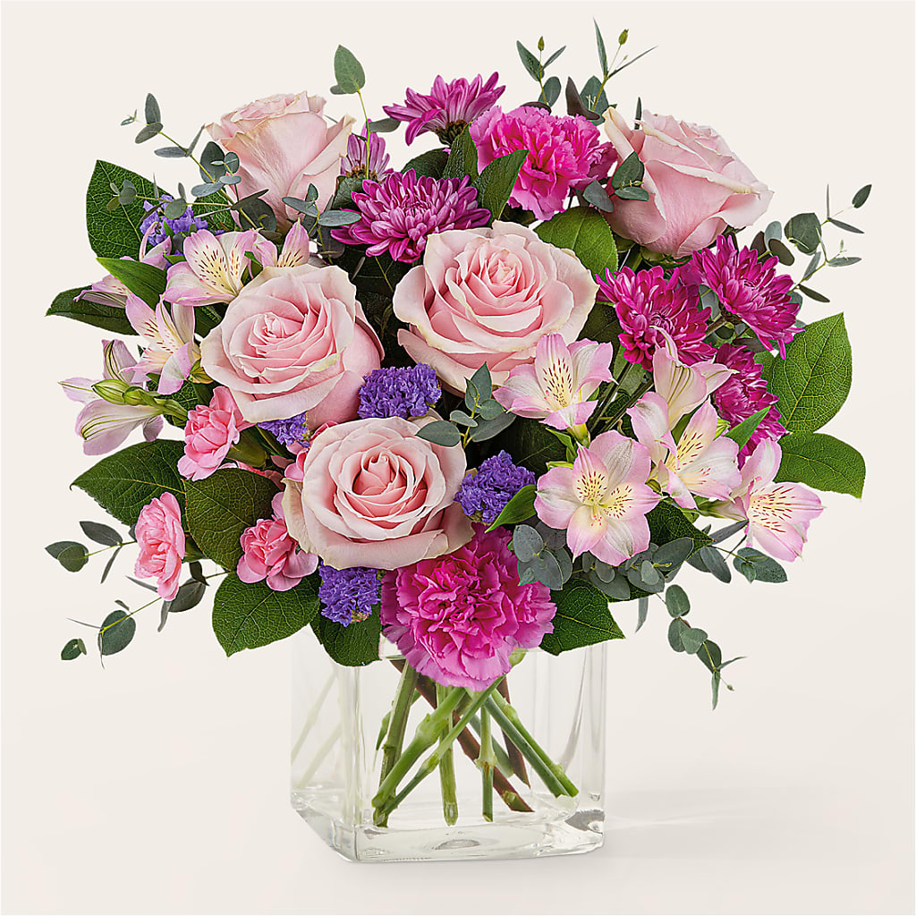Rosy Radiance Bouquet – Burlington In Bloom Inc, Burlington IA