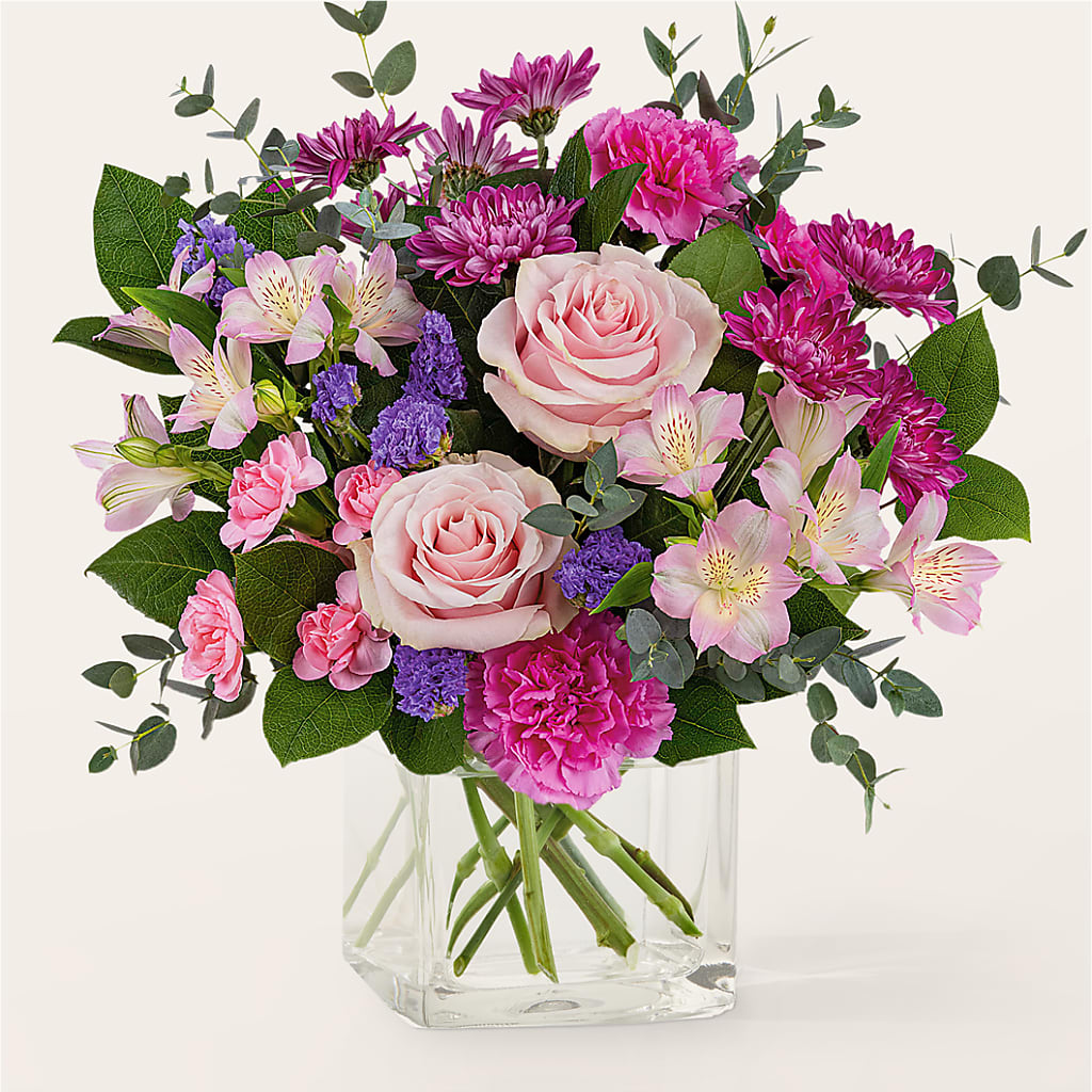 Rosy Radiance Bouquet – Burlington In Bloom Inc, Burlington IA