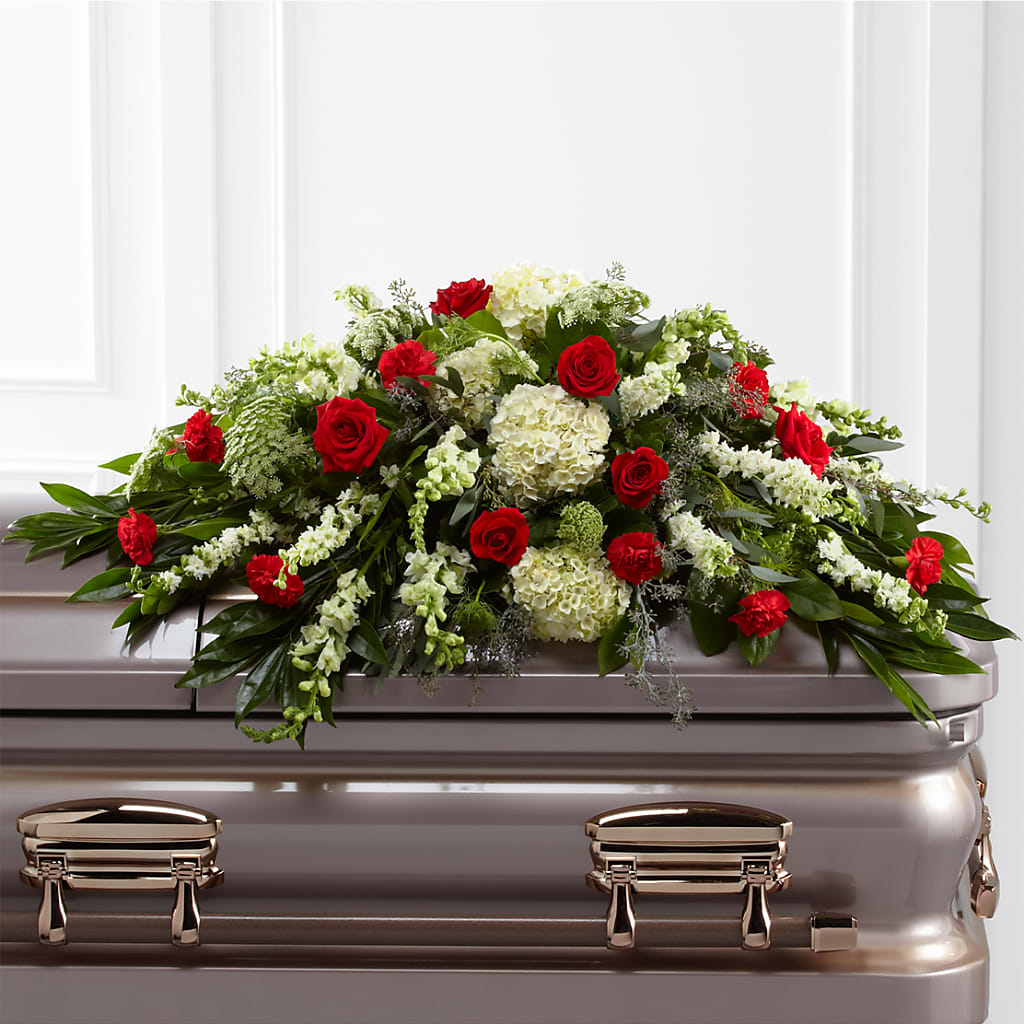 Sincerity Casket Spray – Burlington In Bloom Inc, Burlington IA