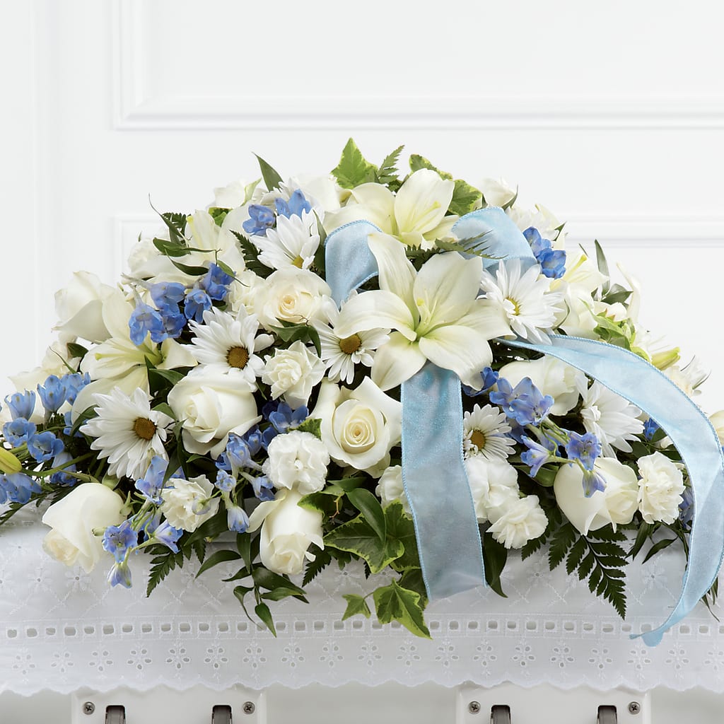 Tender Treasure Casket Spray – Burlington In Bloom Inc, Burlington IA