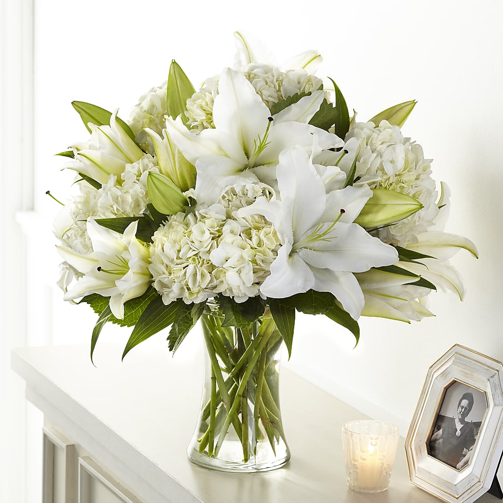 Compassionate Lily Bouquet – Burlington In Bloom Inc, Burlington IA