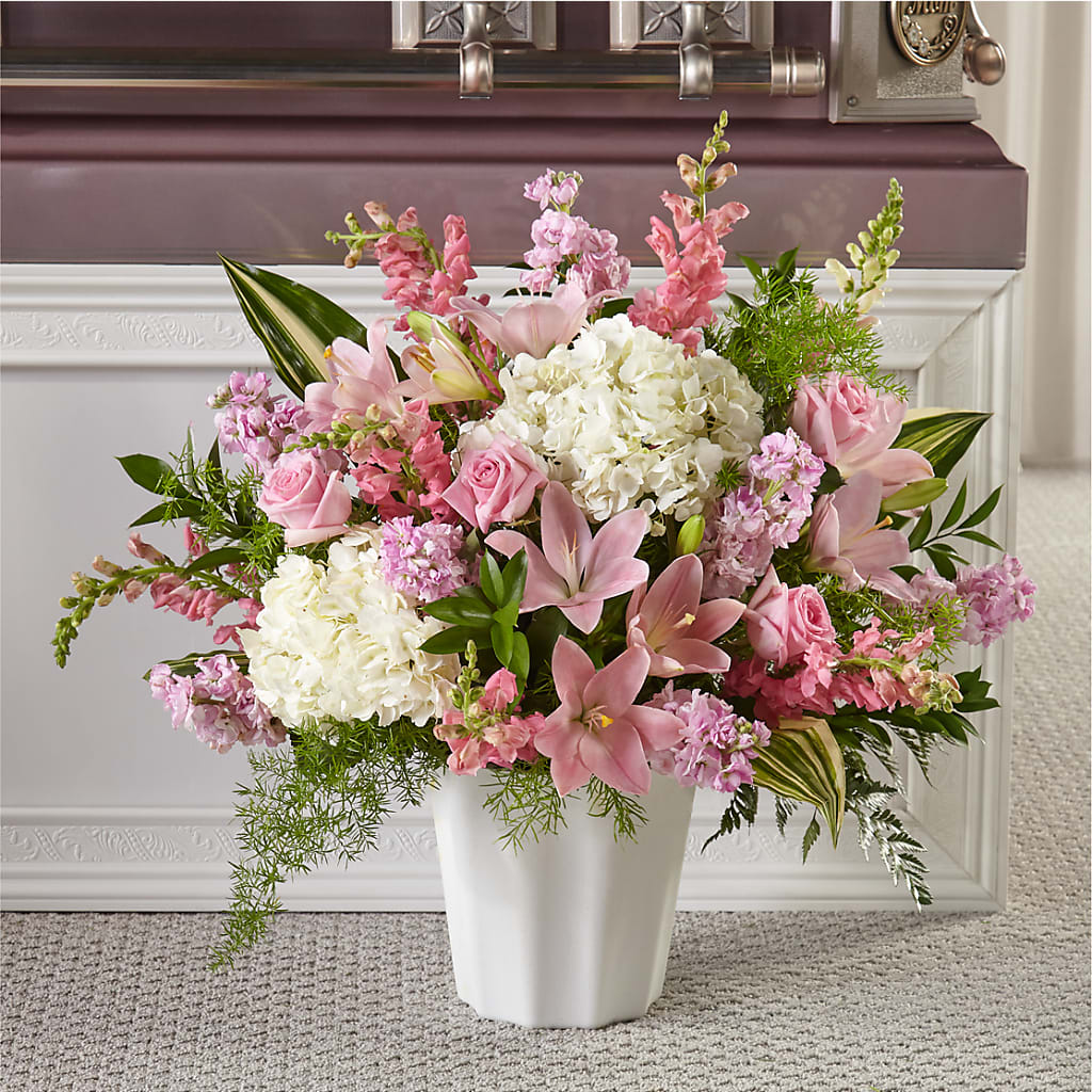 Simply Serene Floor Basket – Burlington In Bloom Inc, Burlington IA