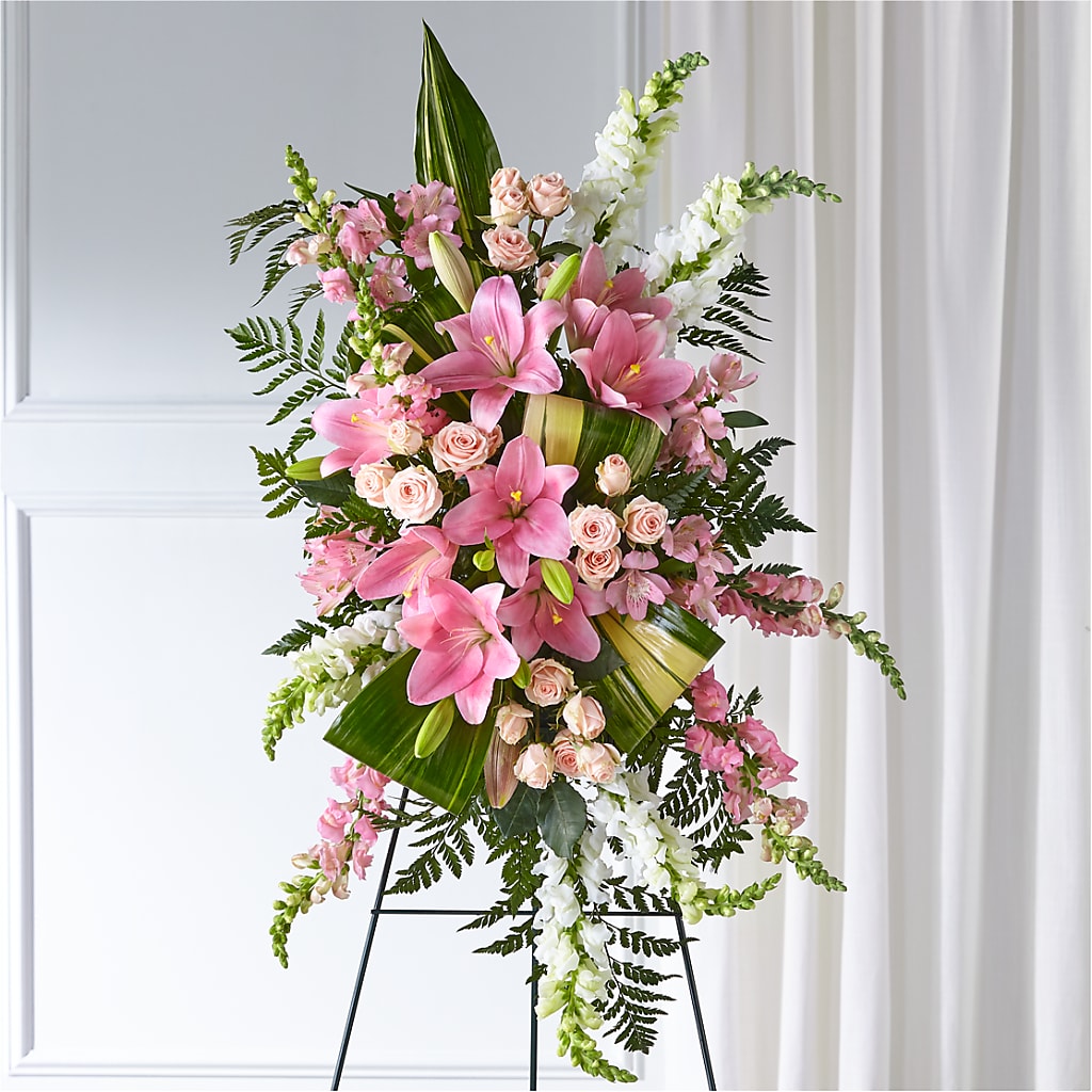 Elegant Embrace Standing Spray – Burlington In Bloom Inc, Burlington IA