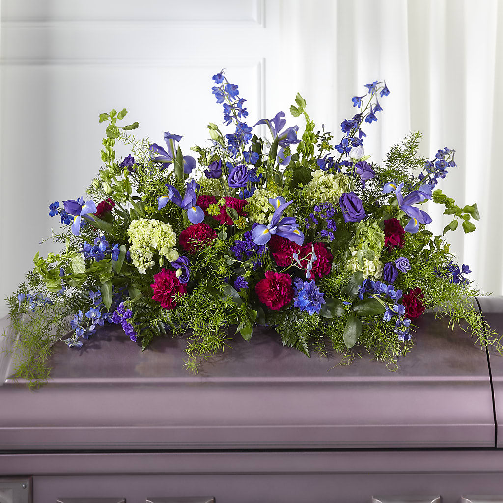 Always Treasured Casket Spray – Burlington In Bloom Inc, Burlington IA