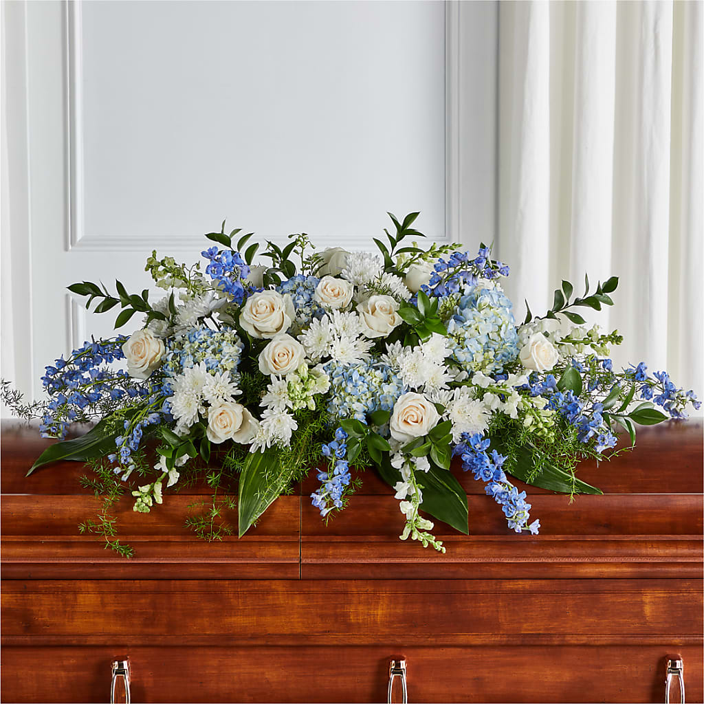 Timeless Essence Casket Spray – Burlington In Bloom Inc, Burlington IA