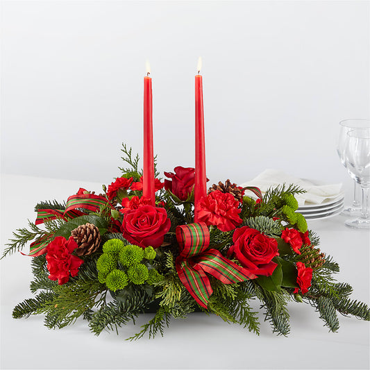 By the Candlelight Centerpiece –  Burlington In Bloom Inc, Burlington IA