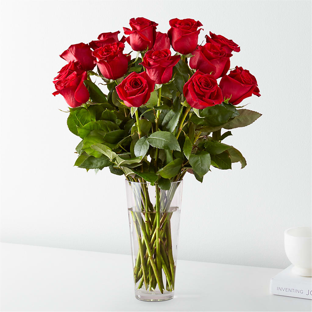 Long Stem Red Rose Bouquet –  Burlington In Bloom Inc, Burlington IA