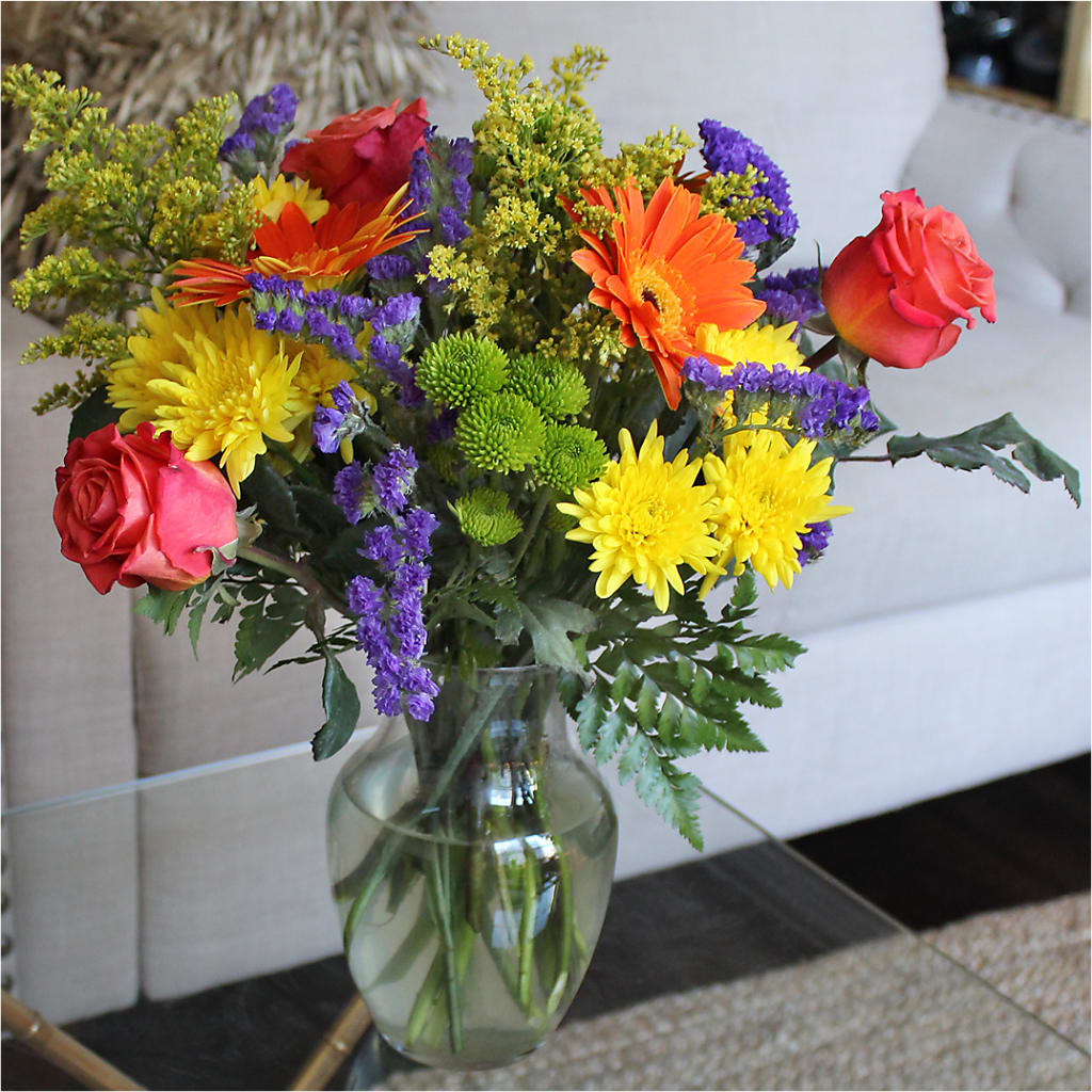 Marmalade Skies Bouquet –  Burlington In Bloom Inc, Burlington IA