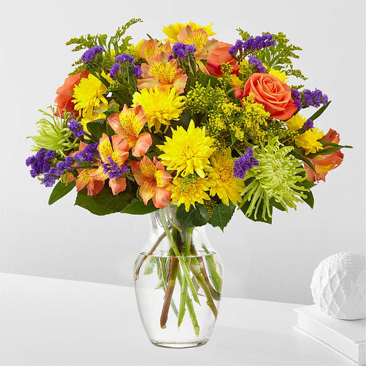 Marmalade Skies Bouquet – BURLINGTON IN BLOOM INC, Burlington IA