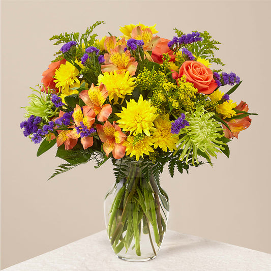 Marmalade Skies Bouquet –  Burlington In Bloom Inc, Burlington IA