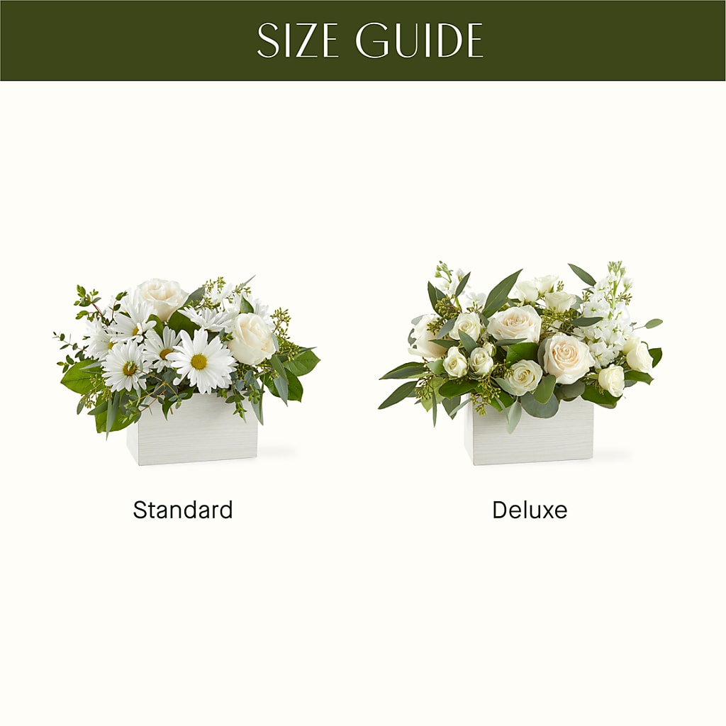 Fresh Linen Box Bouquet –  Burlington In Bloom Inc, Burlington IA