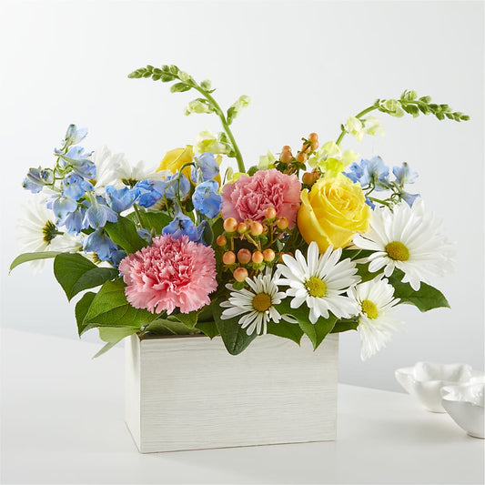 Sun Salutation Box Bouquet –  Burlington In Bloom Inc, Burlington IA