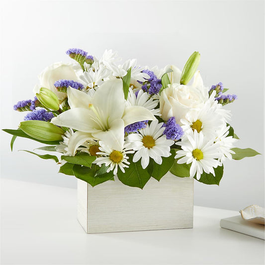 Beyond Blue Box Bouquet –  Burlington In Bloom Inc, Burlington IA