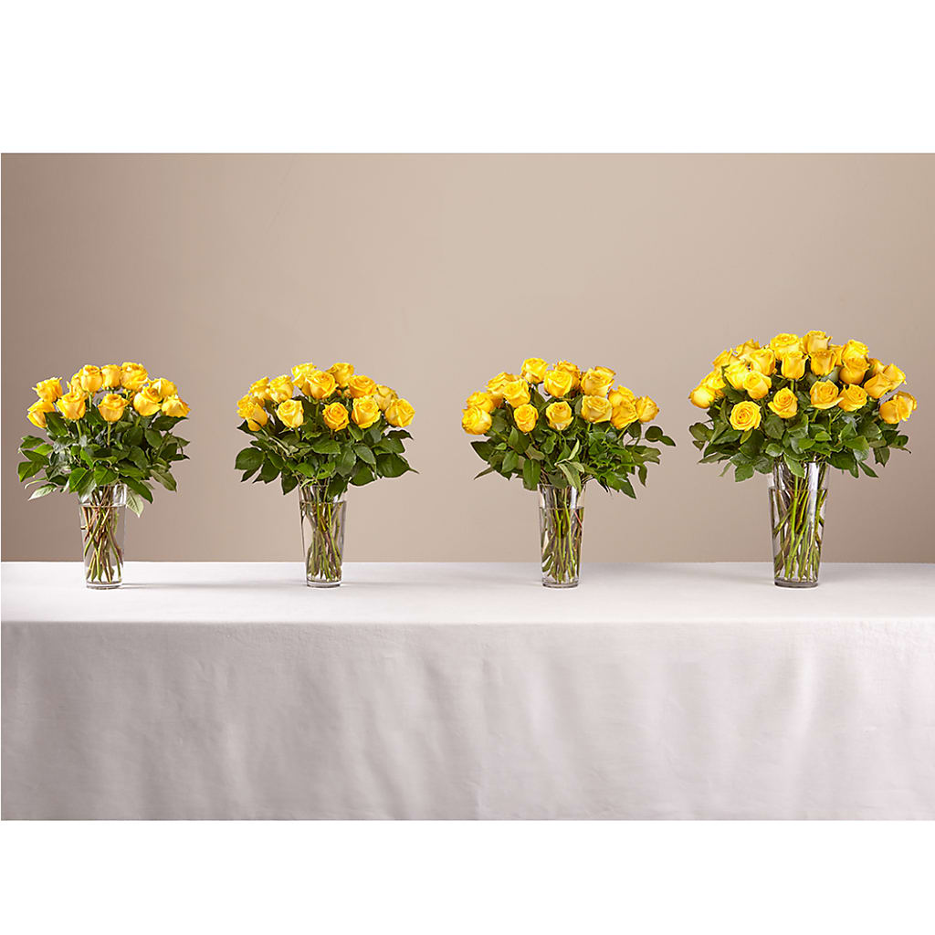 Long Stem Yellow Rose Bouquet –  Burlington In Bloom Inc, Burlington IA