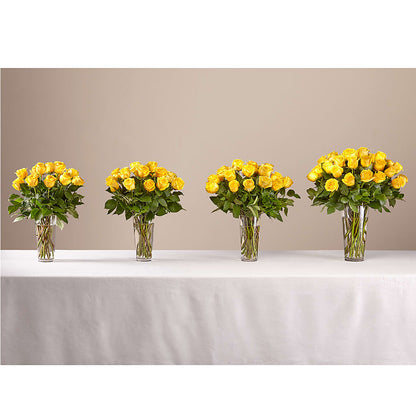 Long Stem Yellow Rose Bouquet –  Burlington In Bloom Inc, Burlington IA