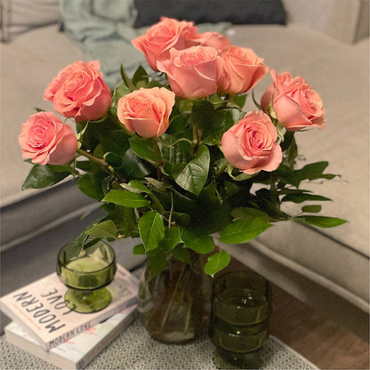 Long Stem Pink Rose Bouquet –  Burlington In Bloom Inc, Burlington IA