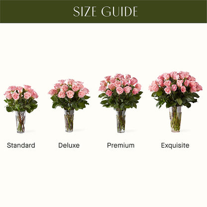 Long Stem Pink Rose Bouquet –  Burlington In Bloom Inc, Burlington IA