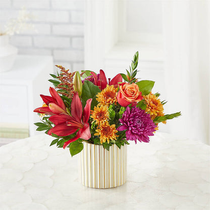 Burgundy Landscape Bouquet –  Burlington In Bloom Inc, Burlington IA