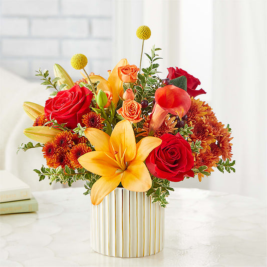 Scarlet Skies Bouquet –  Burlington In Bloom Inc, Burlington IA