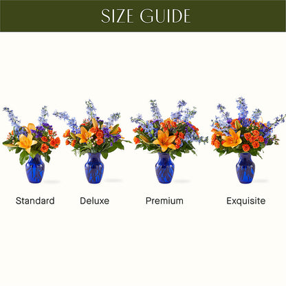 Radiant Citrus Bouquet –  Burlington In Bloom Inc, Burlington IA