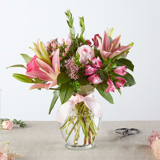 Pink Ribbon - A Florist Original –  Burlington In Bloom Inc, Burlington IA