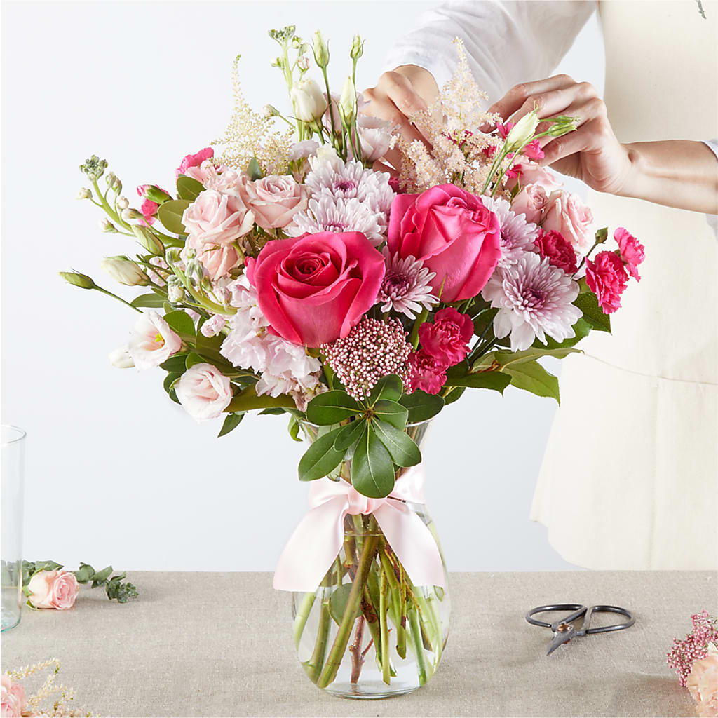 Pink Ribbon - A Florist Original –  Burlington In Bloom Inc, Burlington IA