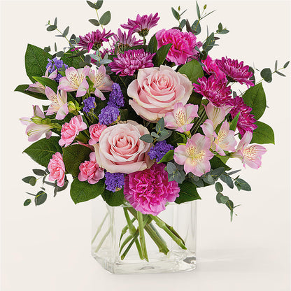 Rosy Radiance Bouquet –  Burlington In Bloom Inc, Burlington IA