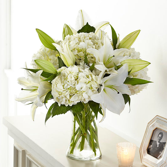 Compassionate Lily Bouquet –  Burlington In Bloom Inc, Burlington IA