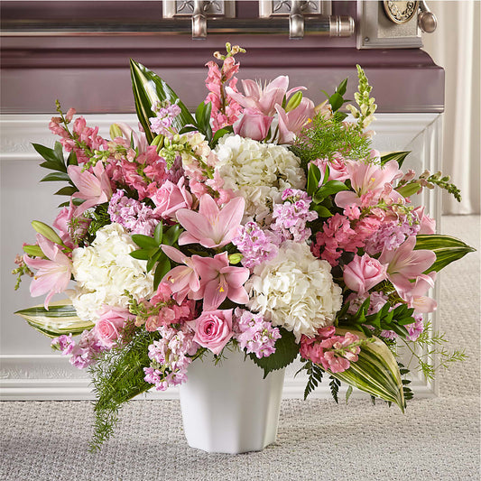 Simply Serene Floor Basket –  Burlington In Bloom Inc, Burlington IA