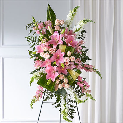 Elegant Embrace Standing Spray –  Burlington In Bloom Inc, Burlington IA