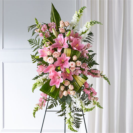 Elegant Embrace Standing Spray –  Burlington In Bloom Inc, Burlington IA