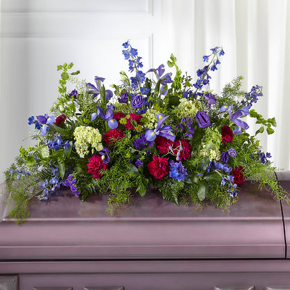 Always Treasured Casket Spray –  Burlington In Bloom Inc, Burlington IA