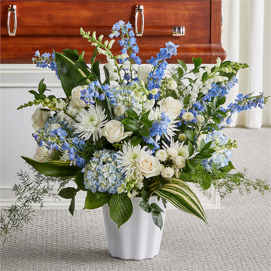Everlasting Memories Floor Basket –  Burlington In Bloom Inc, Burlington IA