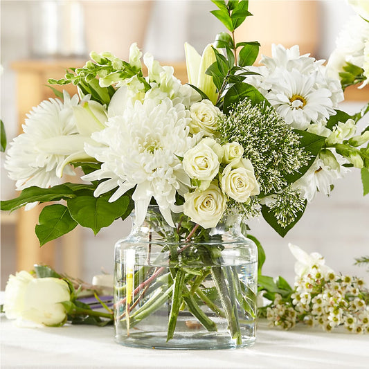 Classic Ivory – A Florist Original –  Burlington In Bloom Inc, Burlington IA