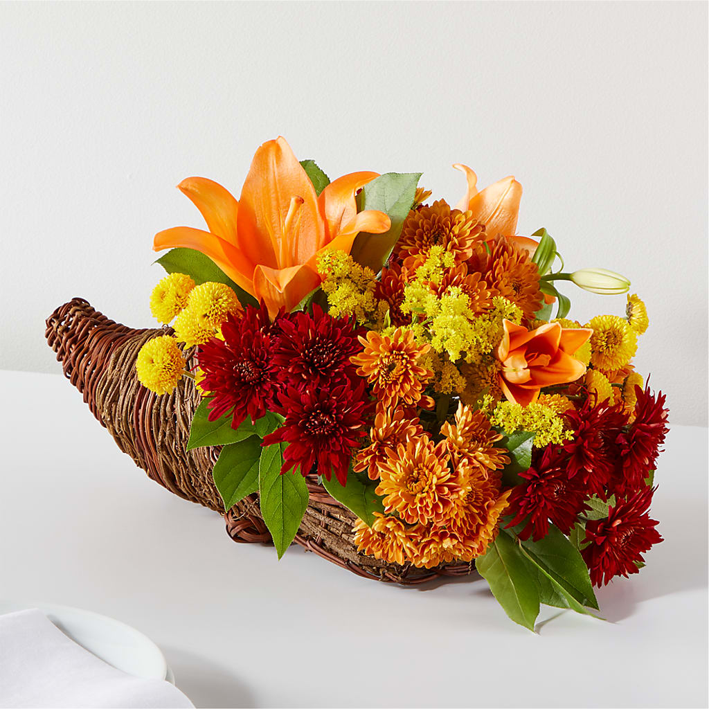 Bouquet of Blessings Cornucopia –  Burlington In Bloom Inc, Burlington IA