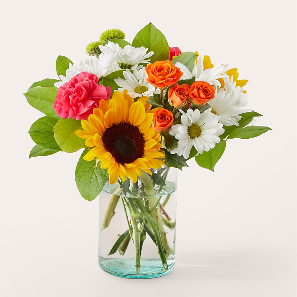 Sun-drenched Blooms Bouquet –  Burlington In Bloom Inc, Burlington IA