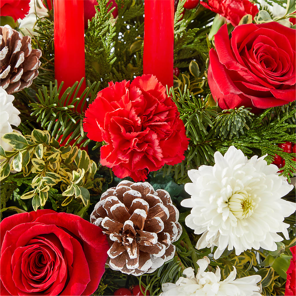 Holiday Soiree Centerpiece –  Burlington In Bloom Inc, Burlington IA