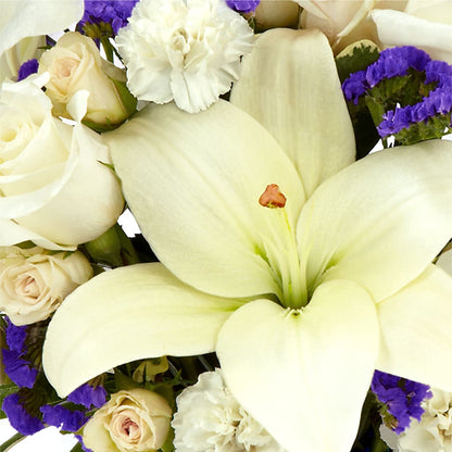 Sapphire Rush Bouquet –  Burlington In Bloom Inc, Burlington IA