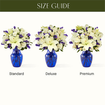 Sapphire Rush Bouquet –  Burlington In Bloom Inc, Burlington IA
