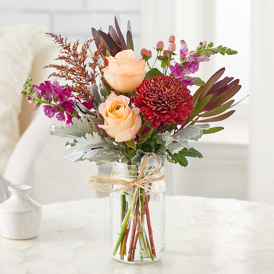 Moody Hues Bouquet –  Burlington In Bloom Inc, Burlington IA