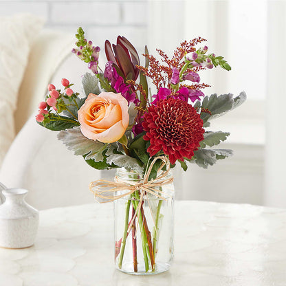 Moody Hues Bouquet –  Burlington In Bloom Inc, Burlington IA